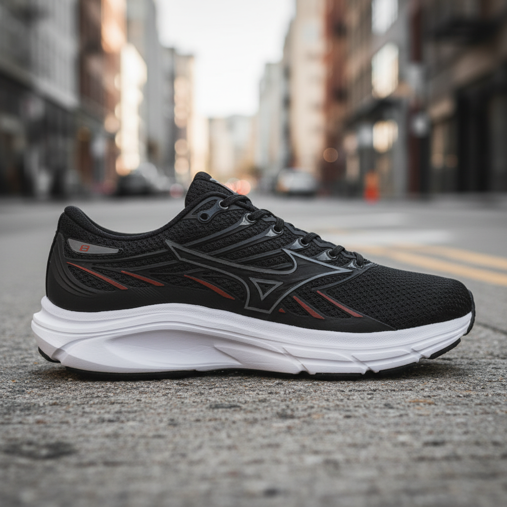 Tênis Mizuno Jet 8 - Preto - masculino