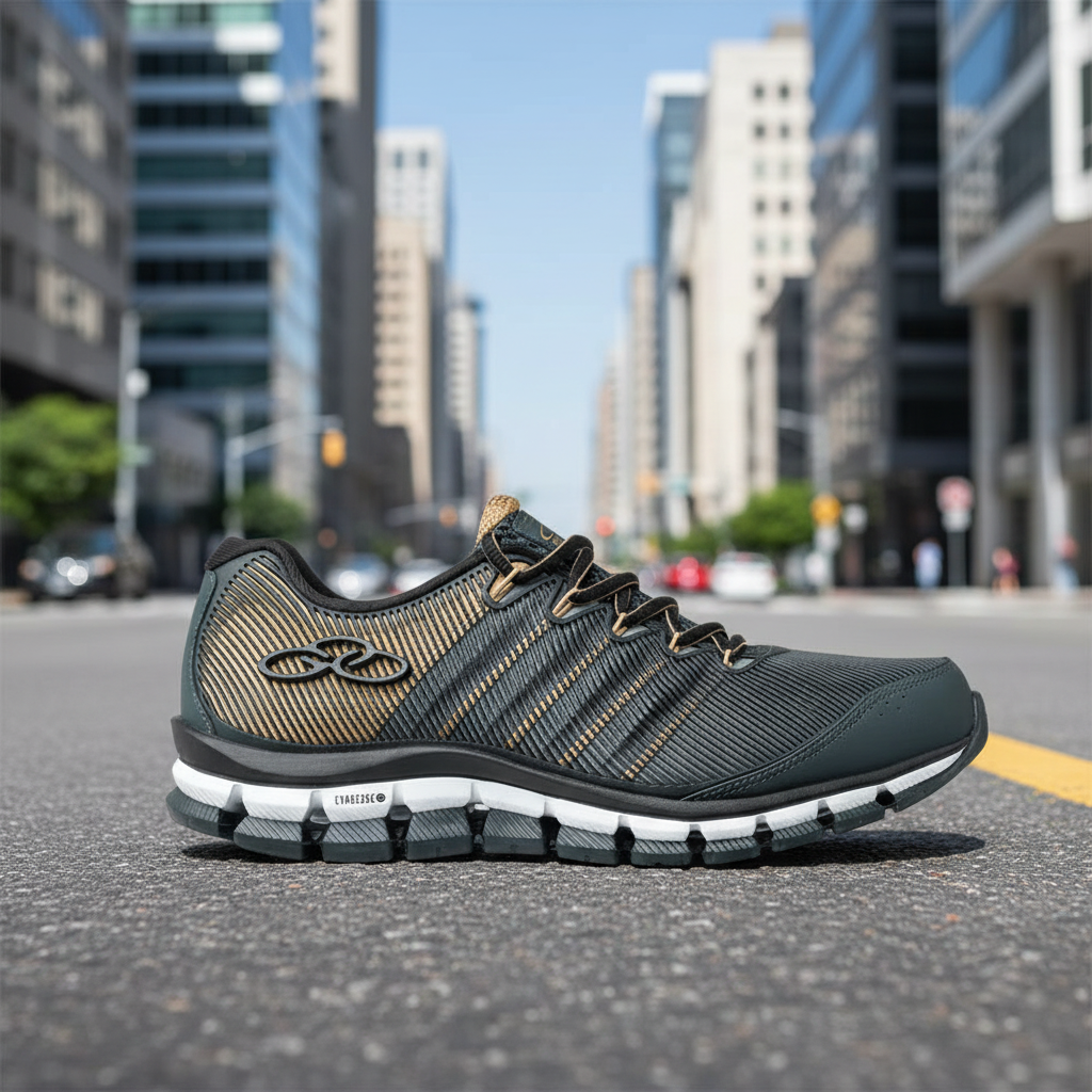 Tênis Olympikus Dynamic Marinho-Dourado - masculino