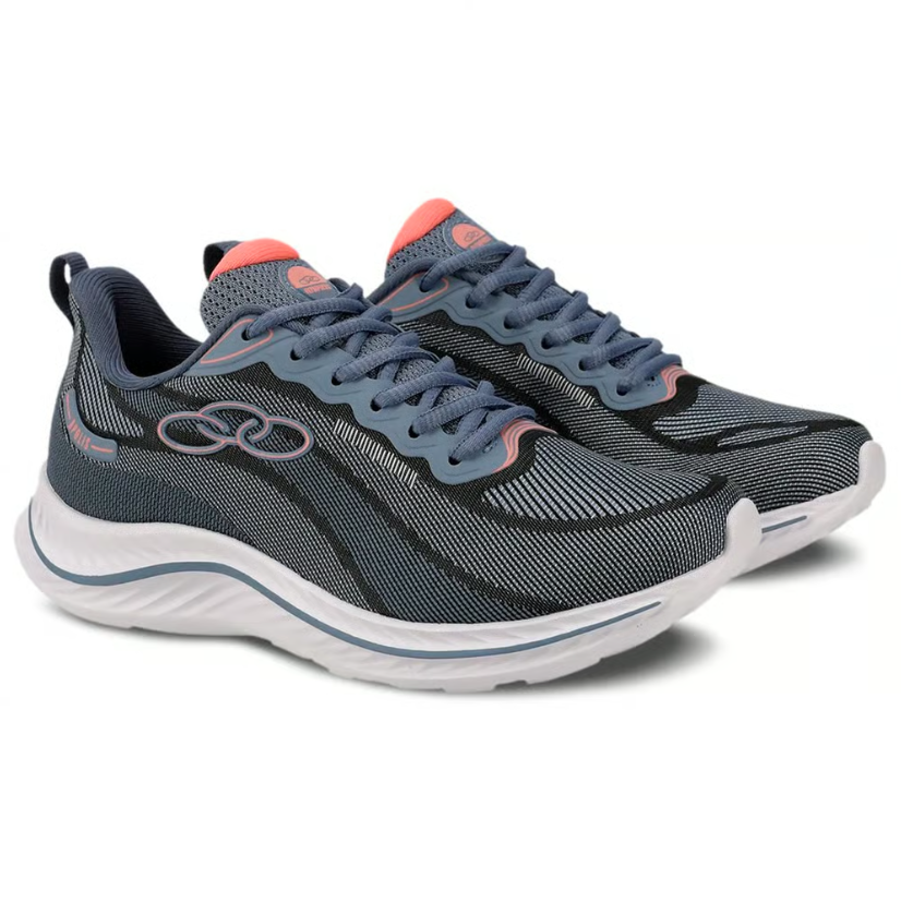 Tênis Olympikus Apolis - Azul-Rosa - feminino